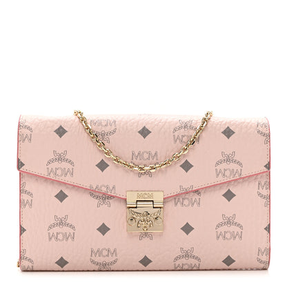 MCM Visetos Medium Patricia Wallet On Chain Soft Pink 1 of 7