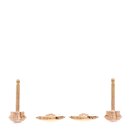 Cartier 18K Pink Gold Pink Sapphire D'Amour Earrings 3 of 5
