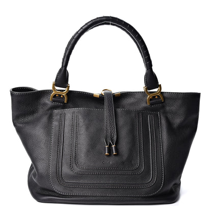 Chloe Calfskin Large New Marcie Tote Black 1 of 9