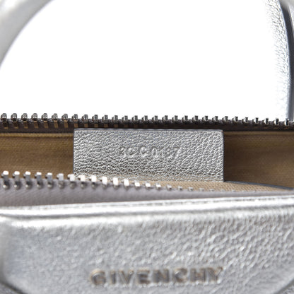 Givenchy Metallic Sugar Goatskin Small Antigona Silver 9 of 10