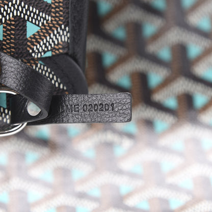 Goyard Goyardine Saint Louis Claire Voie GM Black Blue 7 of 12