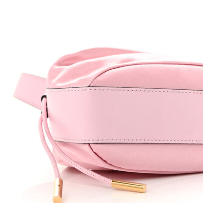 Versace Satin Medusa Drawstring Bucket Bag Pink 8 of 9