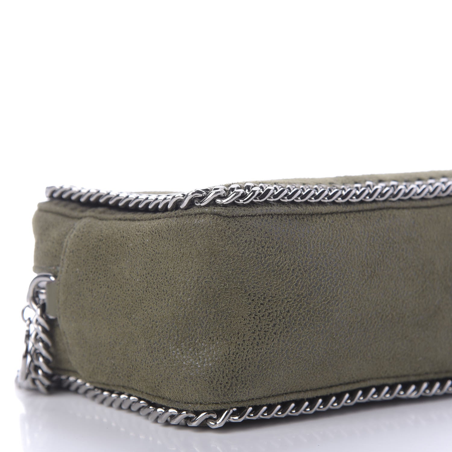 Stella McCartney Shaggy Deer Falabella Crossbody Camera Bag Olive 6 of 9
