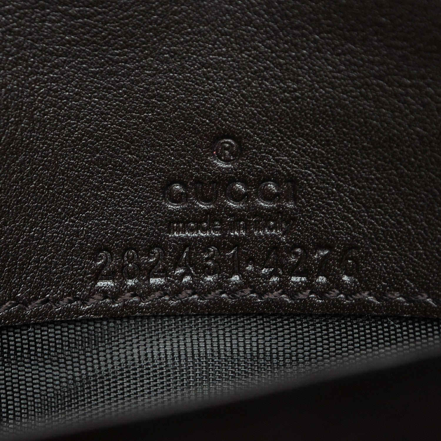 Gucci Guccissima Sukey Continental Wallet Chocolate 6 of 6