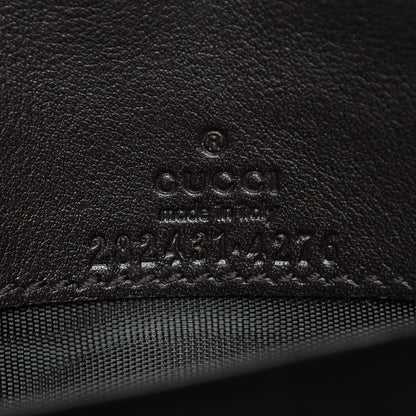 Gucci Guccissima Sukey Continental Wallet Chocolate 6 of 6