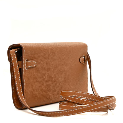 Hermes Epsom Kelly Wallet To Go Gold 2 of 12