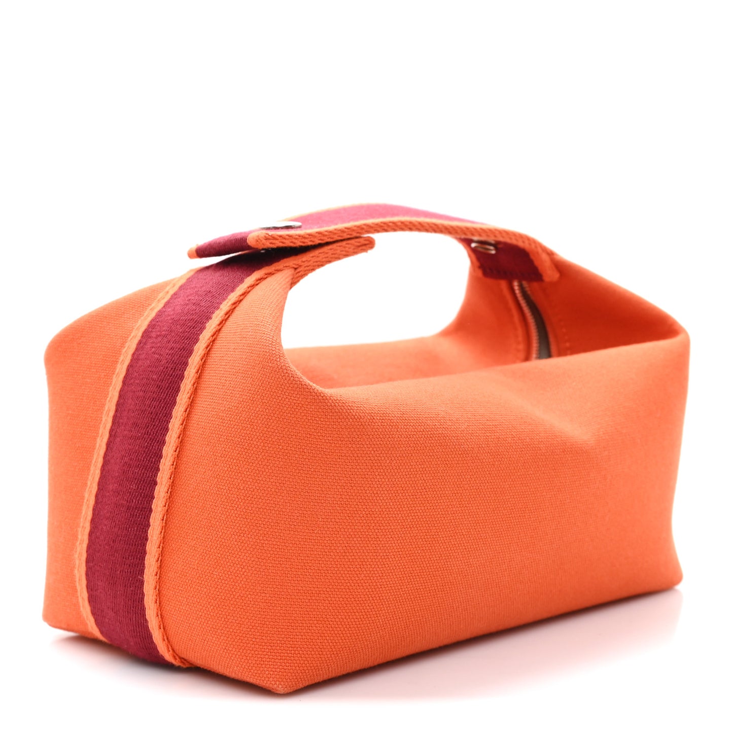 Canvas Small Bride-A-Brac Pouch Orange Burgundy