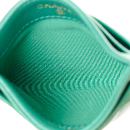 Chanel Lambskin Quilted Card Holder Green 5 of 9