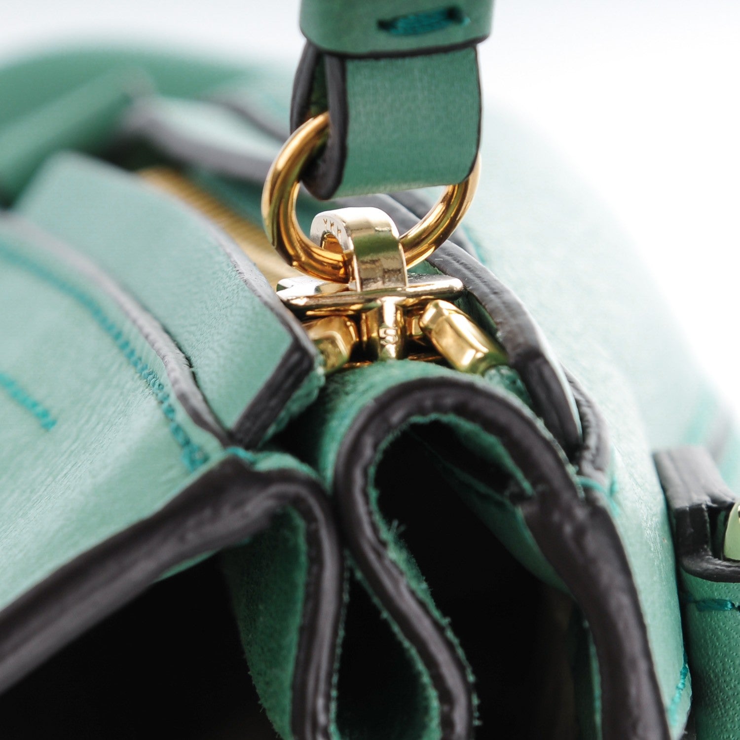 Chloe Suede Calfskin Mini Faye Backpack Happy Green 10 of 13