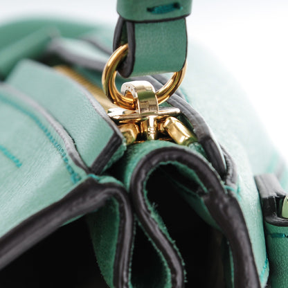 Chloe Suede Calfskin Mini Faye Backpack Happy Green 10 of 13