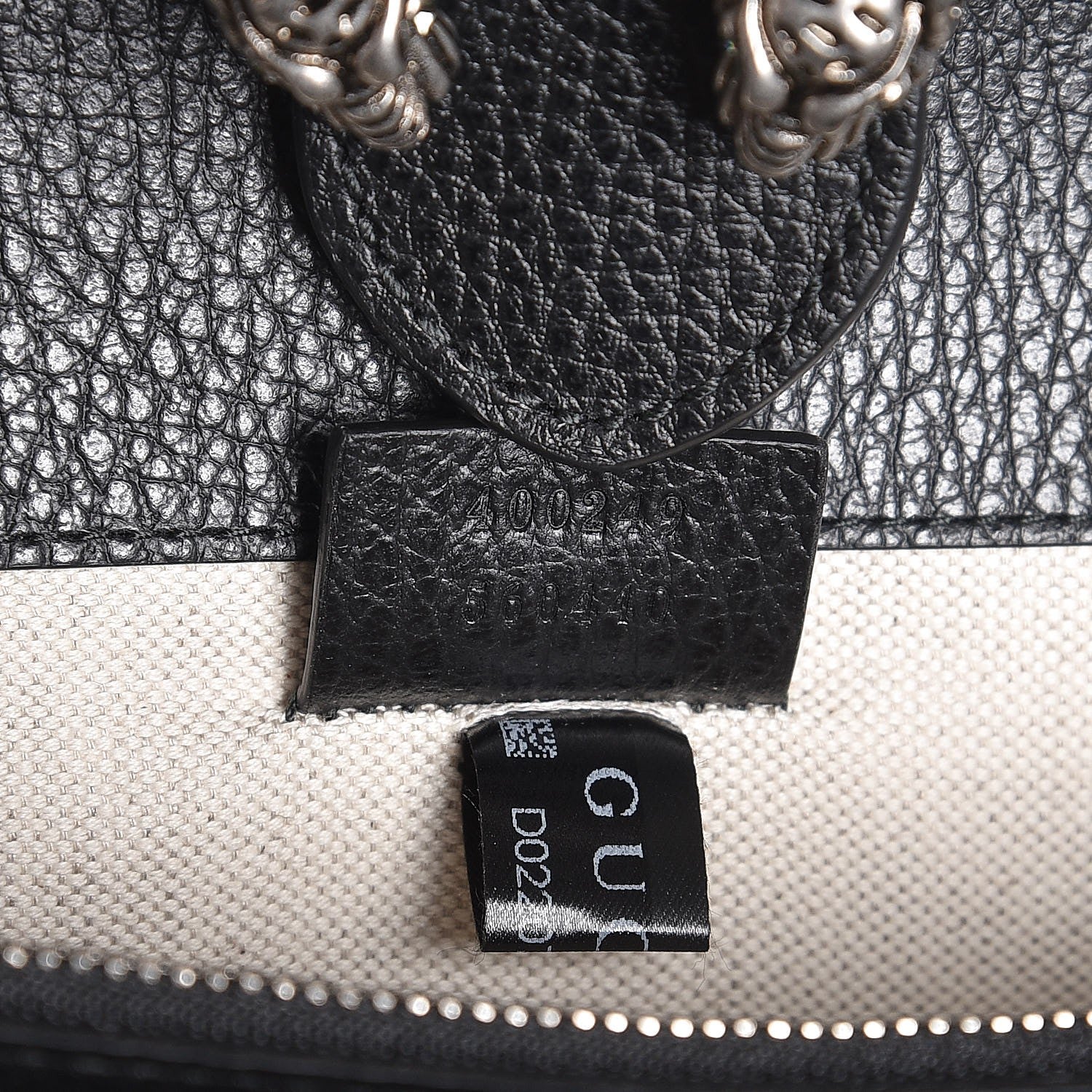 Gucci Pebbled Calfskin Small Dionysus Shoulder Bag Black 7 of 7