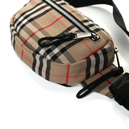 Burberry Nylon Vintage Check Small Cannon Bum Bag Archive Beige 12 of 15