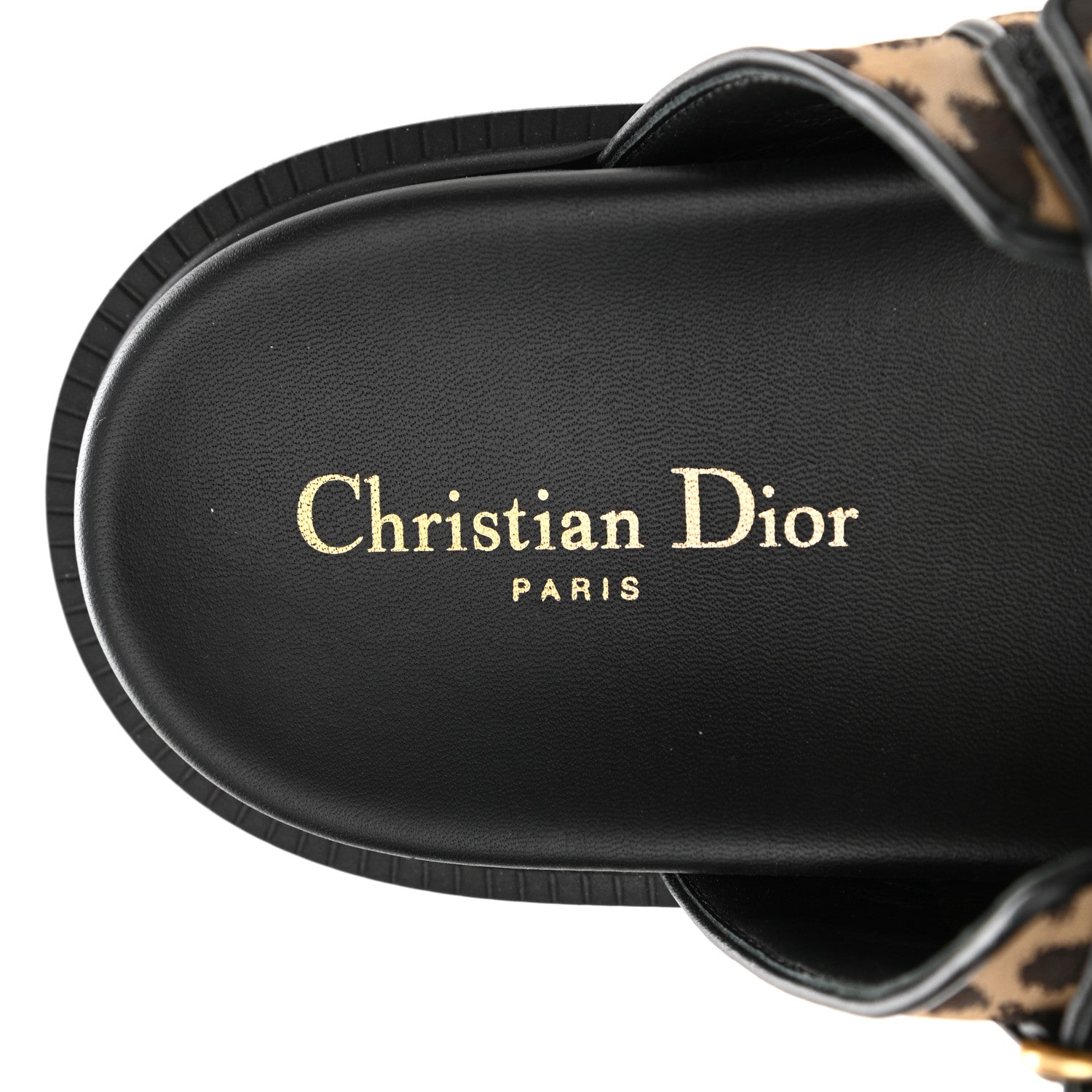 Christian Dior Technical Fabric Mizza Print DiorAct Sandals 40 Beige Multicolor 6 of 8