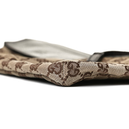 Gucci GG Monogram Double Pocket Belt Bag Dark Brown 8 of 12