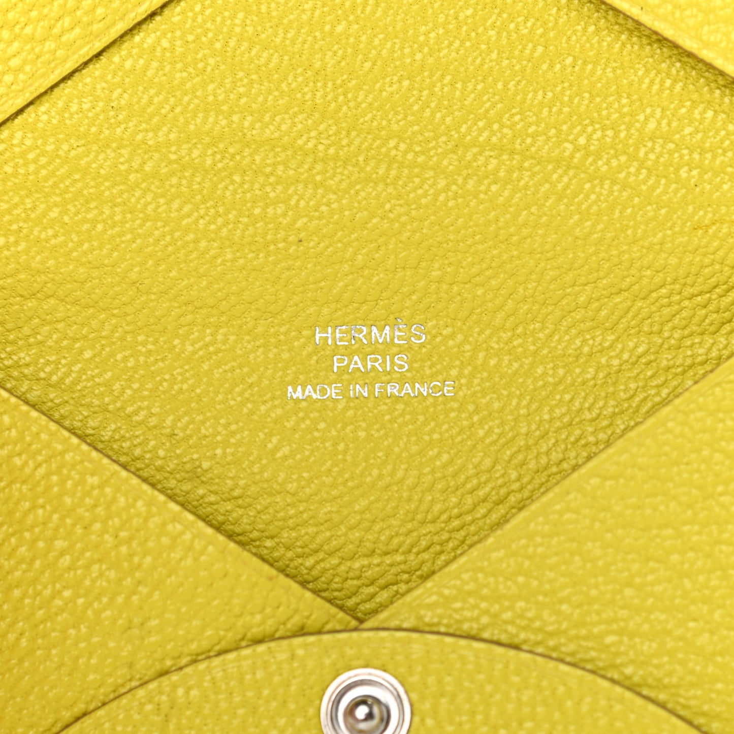 Chevre Mysore Calvi Card Case Lime