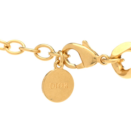 Christian Dior Metal CD Spikes Choker Necklace Gold 5 of 5