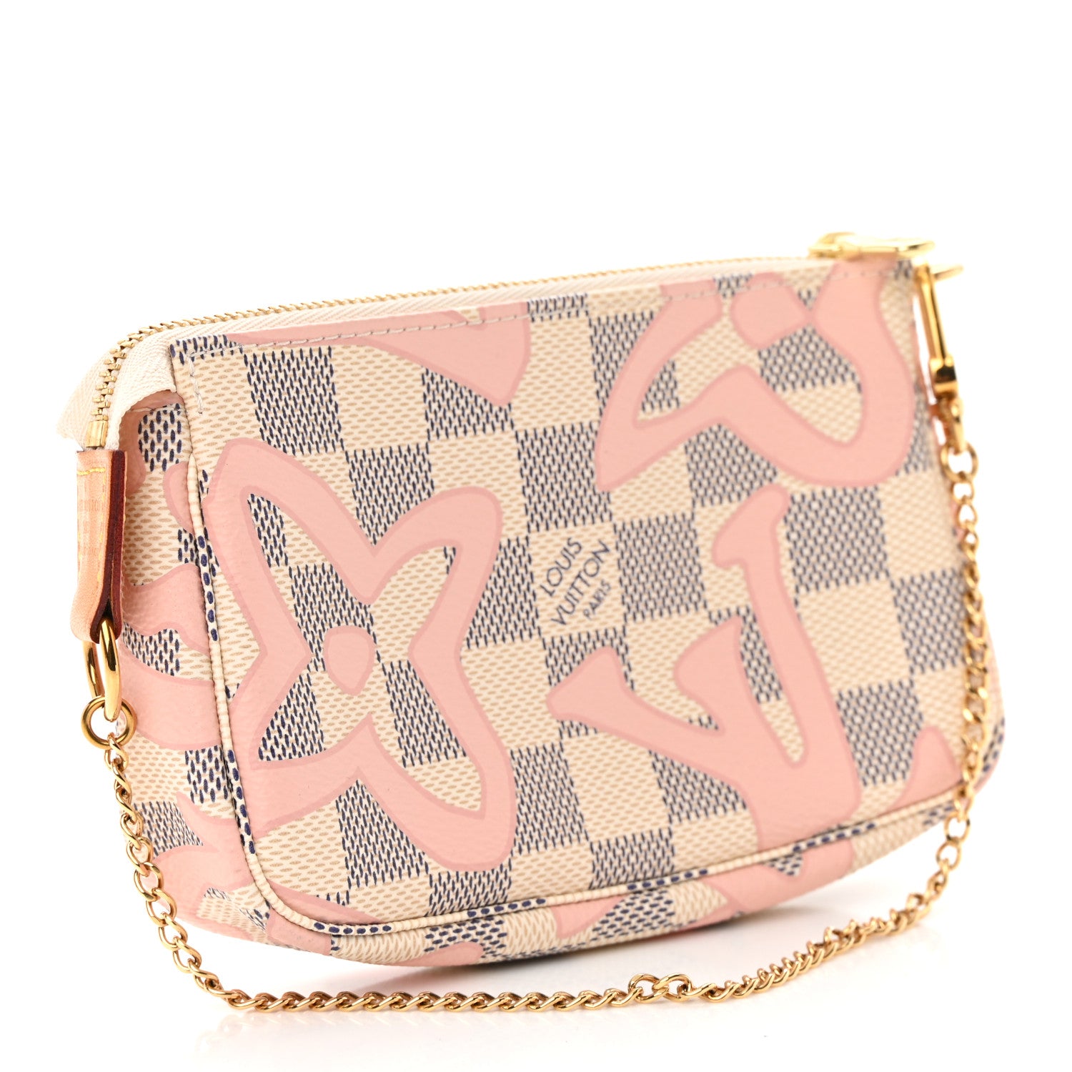Louis Vuitton Damier Azur Tahitienne Mini Pochette Accessories 3 of 7