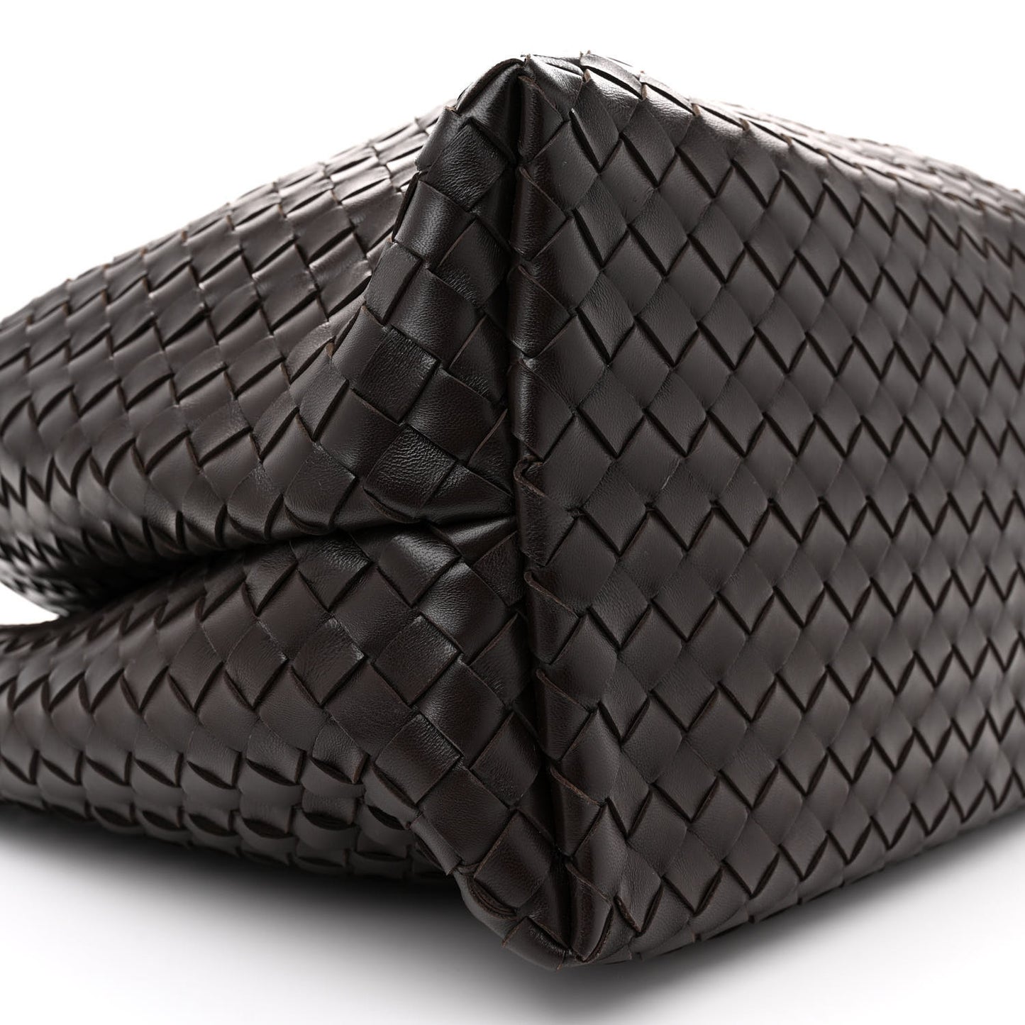 Nappa Intrecciato Large Andiamo Shoulder Bag Fondant