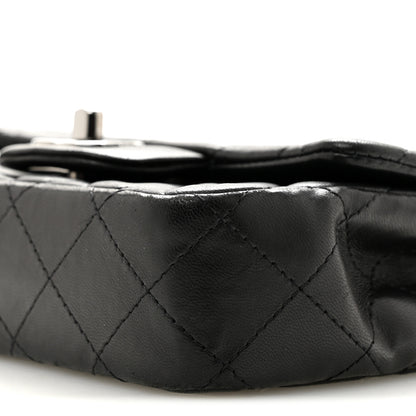 Chanel Lambskin Quilted Extra Mini Rectangular Flap Black 10 of 14