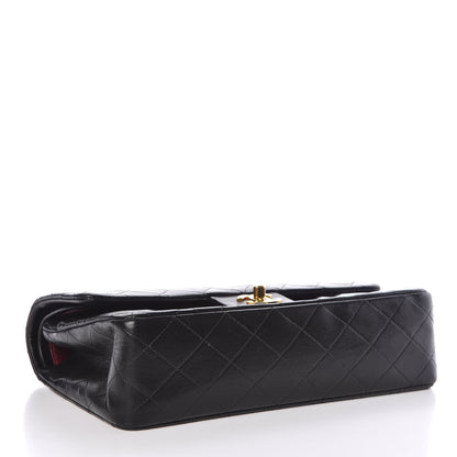Chanel Lambskin Quilted Medium Double Flap Black 4 of 9