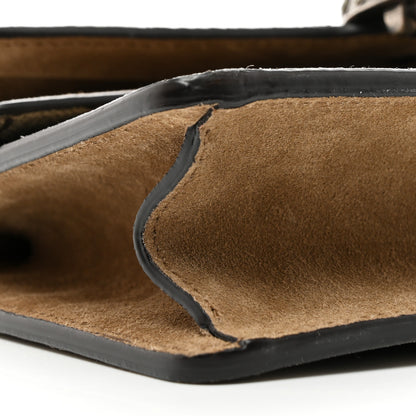 Gucci GG Supreme Monogram Suede Crystal Small Dionysus Shoulder Bag Beige Ebony Taupe 9 of 12