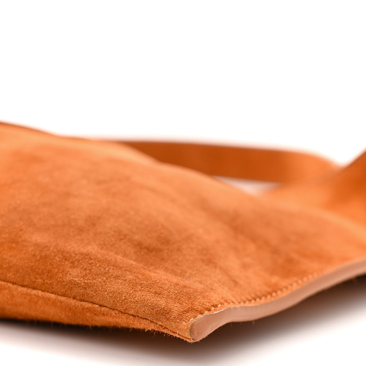 Suede Calfskin Small Sara Tote Caramel