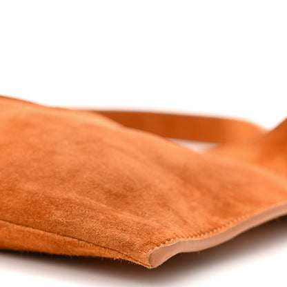 Khaite Suede Calfskin Small Sara Tote Caramel 9 of 9