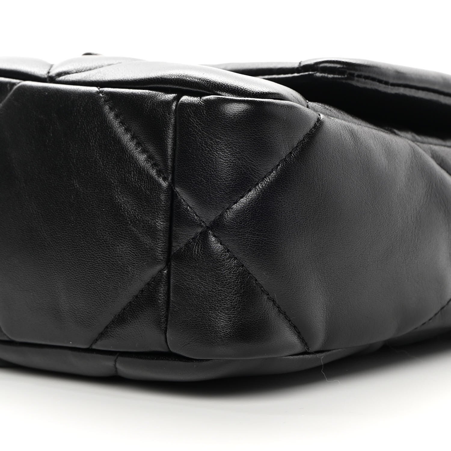 Chanel Lambskin Quilted Medium Chanel 19 Flap So Black 10 of 12