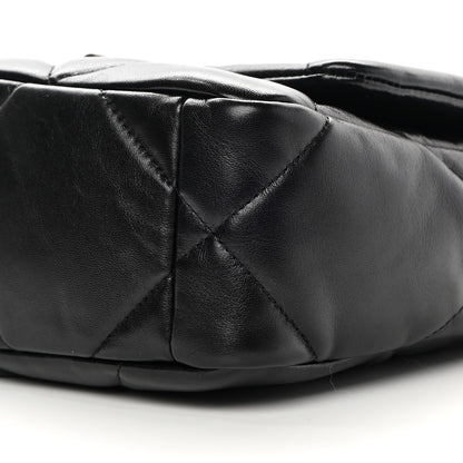 Chanel Lambskin Quilted Medium Chanel 19 Flap So Black 10 of 12