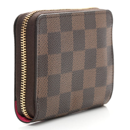 Louis Vuitton Damier Ebene 2020 Christmas Animation Roller Coaster Zippy Coin Purse Pivoine 3 of 7