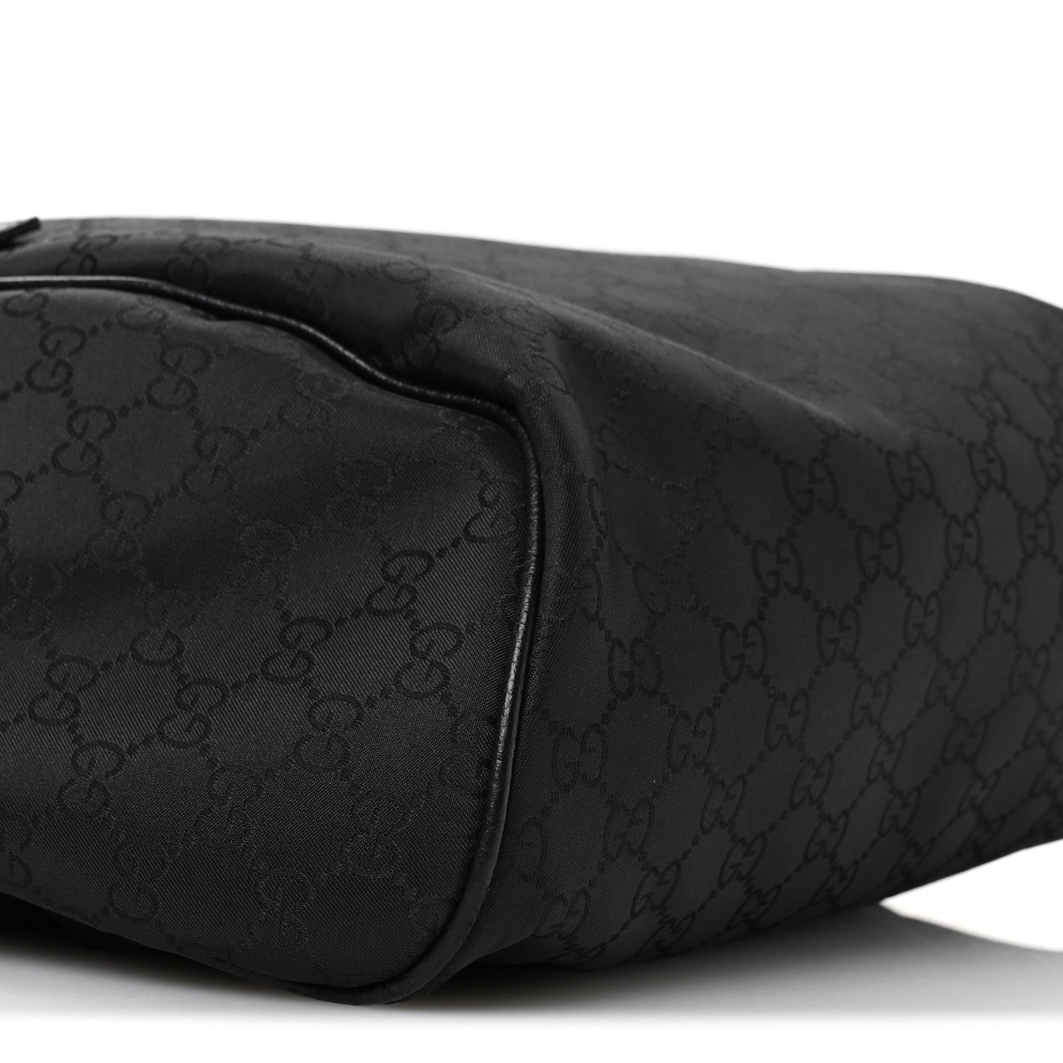 Gucci Nylon Monogram Slim Backpack Black 9 of 10