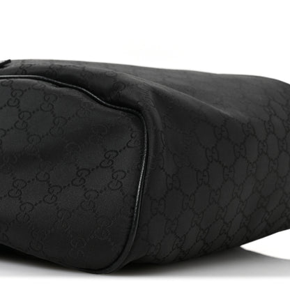 Gucci Nylon Monogram Slim Backpack Black 9 of 10