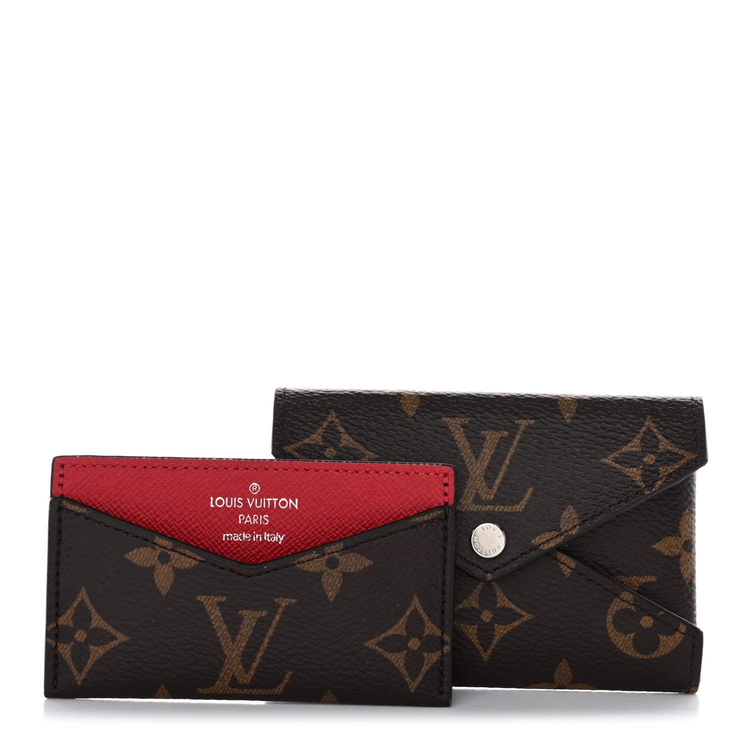 Louis Vuitton Monogram LV Colormania Kirigami Card Holder Sari Red 3 of 9