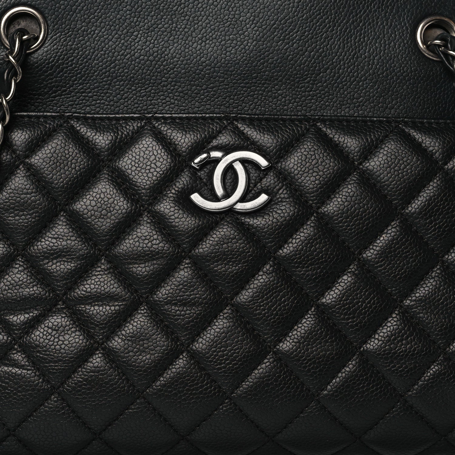 Chanel Caviar Quilted Urban Companion Shopping Tote Black 8 of 11