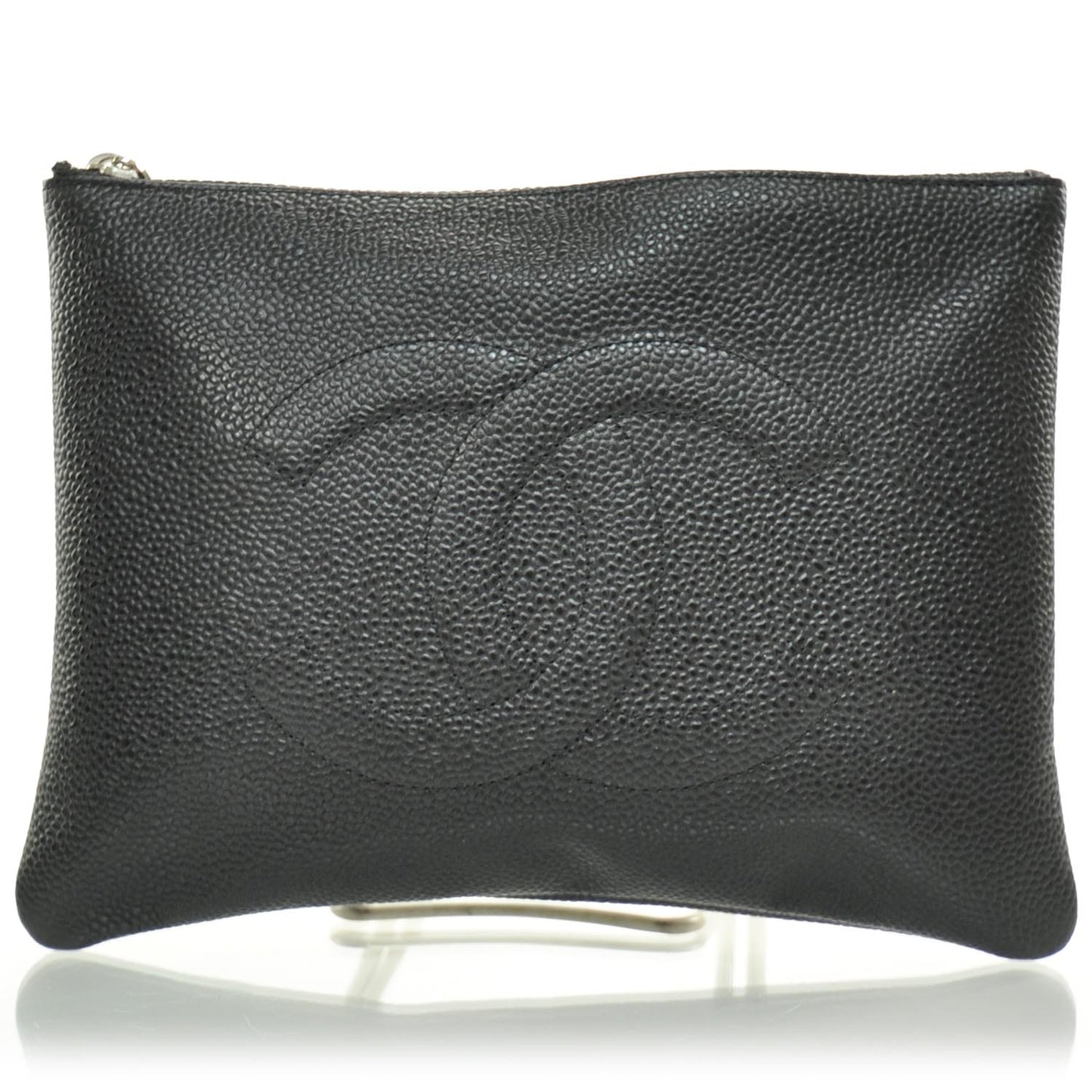 Caviar CC Flat Cosmetic Pouch Black