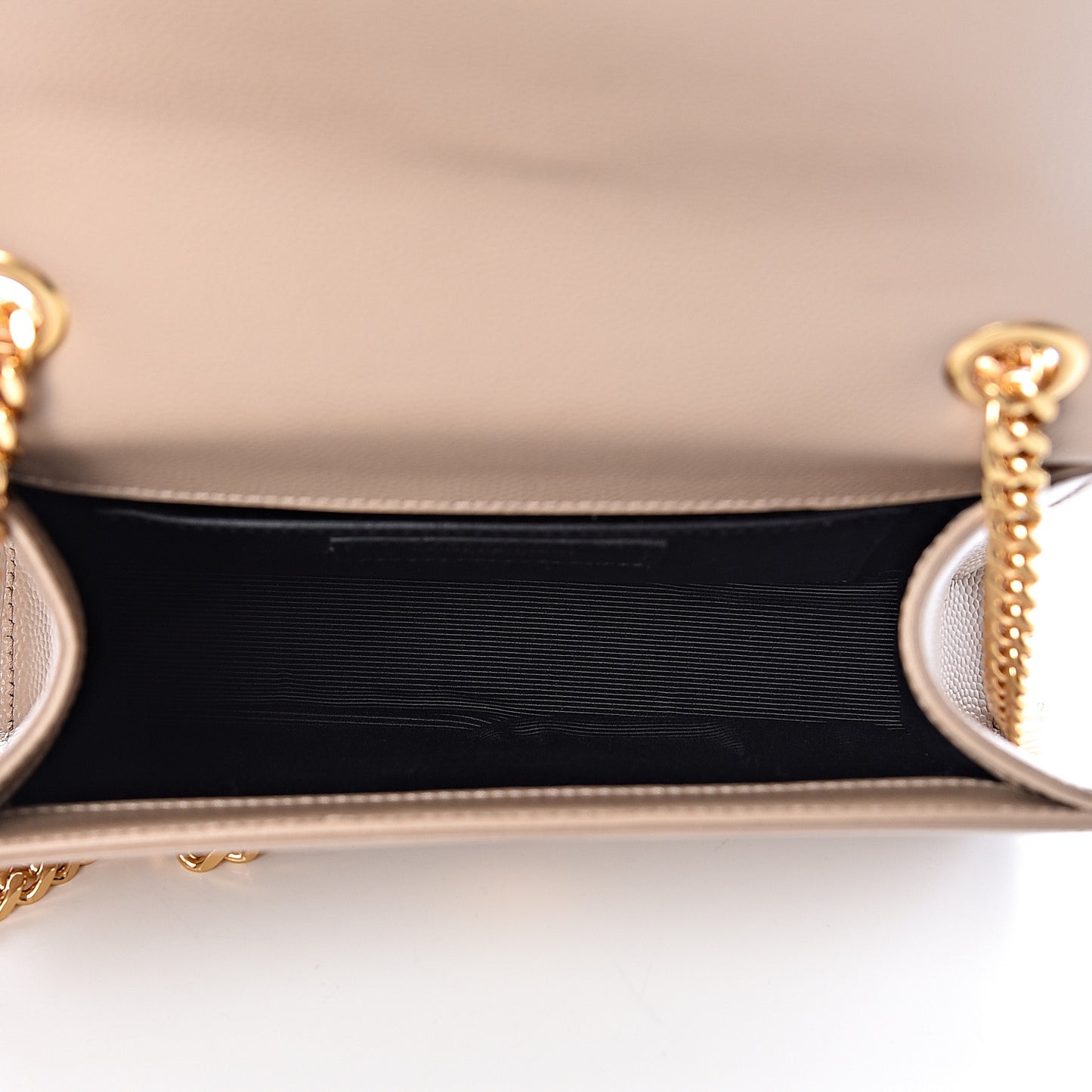 Grain De Poudre Small Monogram Kate Satchel Dark Beige
