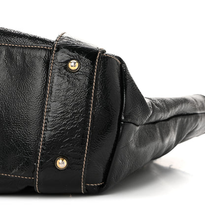Gucci Patent Medium Pelham Shoulder Bag Black 10 of 16