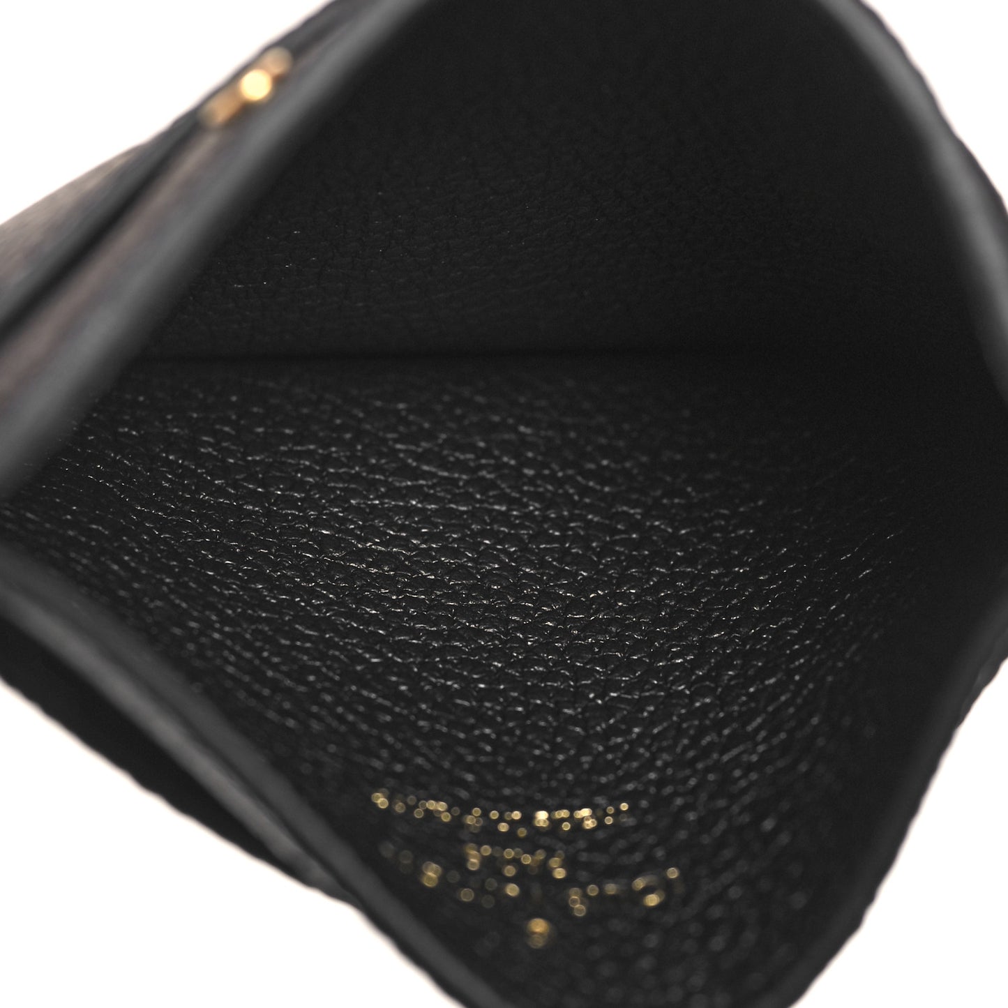 Empreinte Card Holder Black Beige
