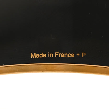 Hermes Enamel Printed Caleche Wide Bracelet 70 Orange 4 of 4