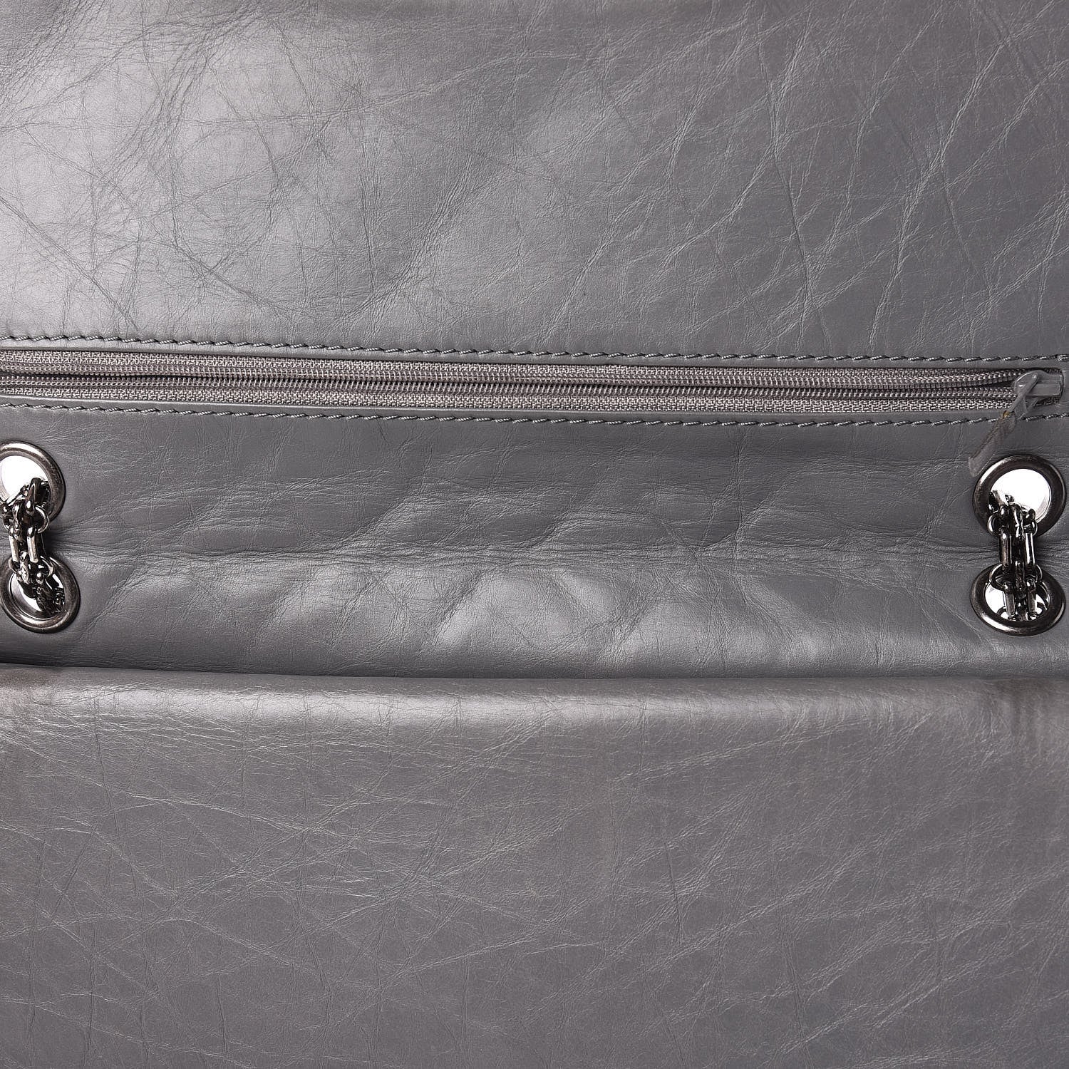 Chanel Aged Calfskin Quilted 2.55 Reissue 227 Flap Grey 13 of 23