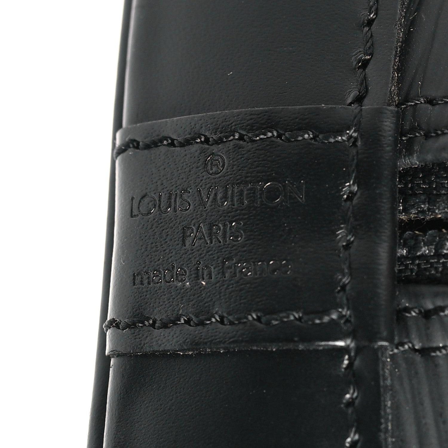 Louis Vuitton Epi Alma PM Black 6 of 11