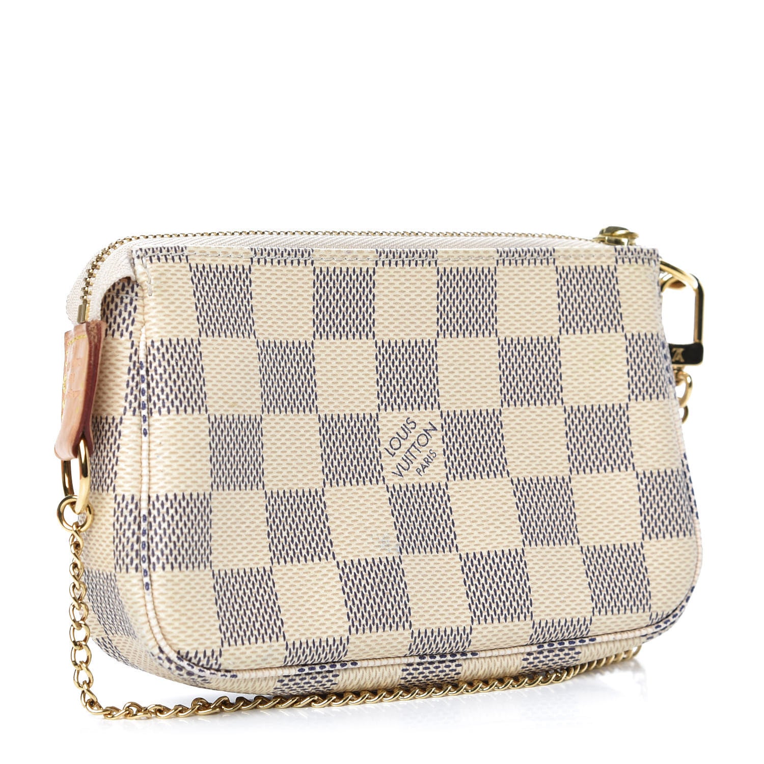 Louis Vuitton Damier Azur Mini Pochette Accessories 3 of 9