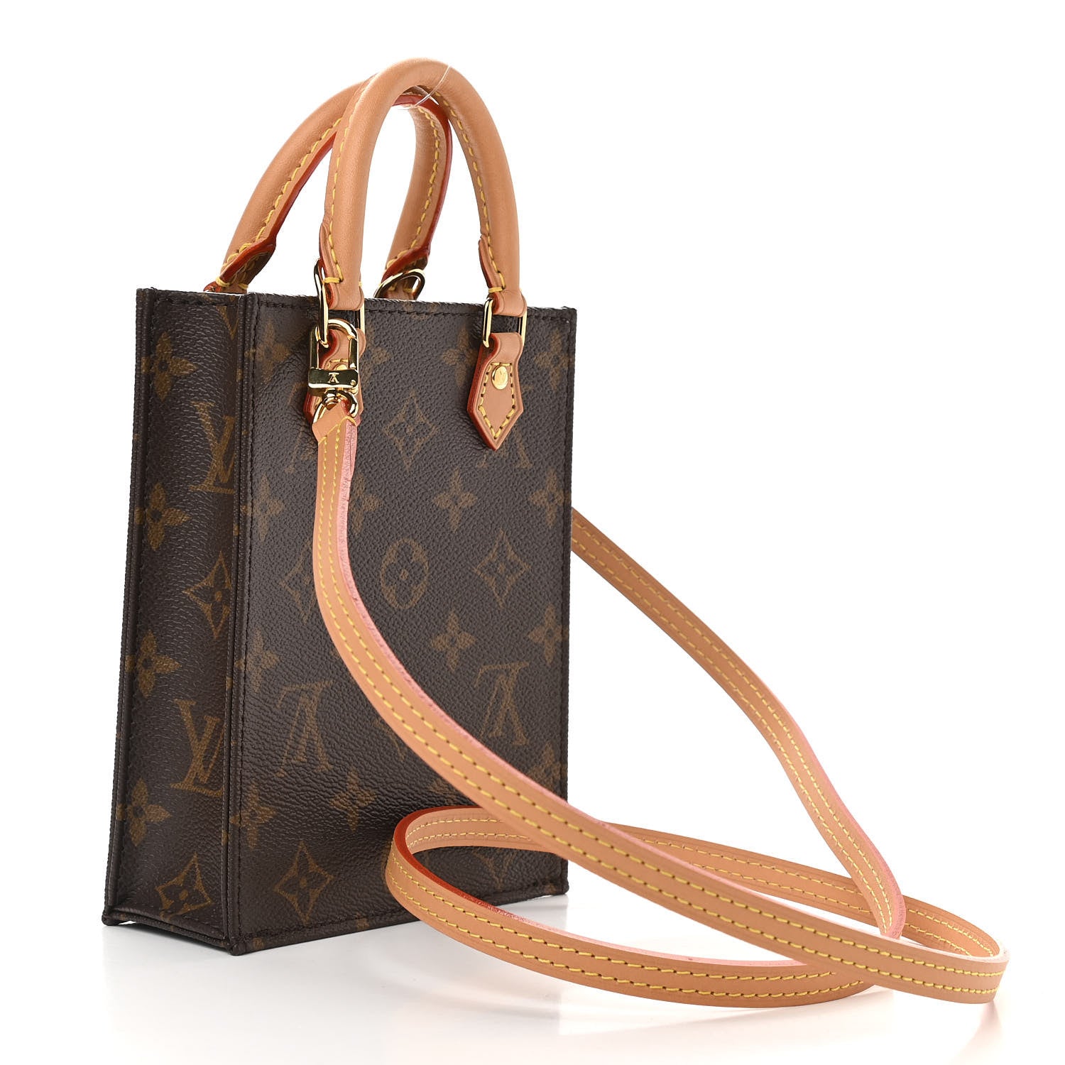 Louis Vuitton Monogram Petit Sac Plat 3 of 9