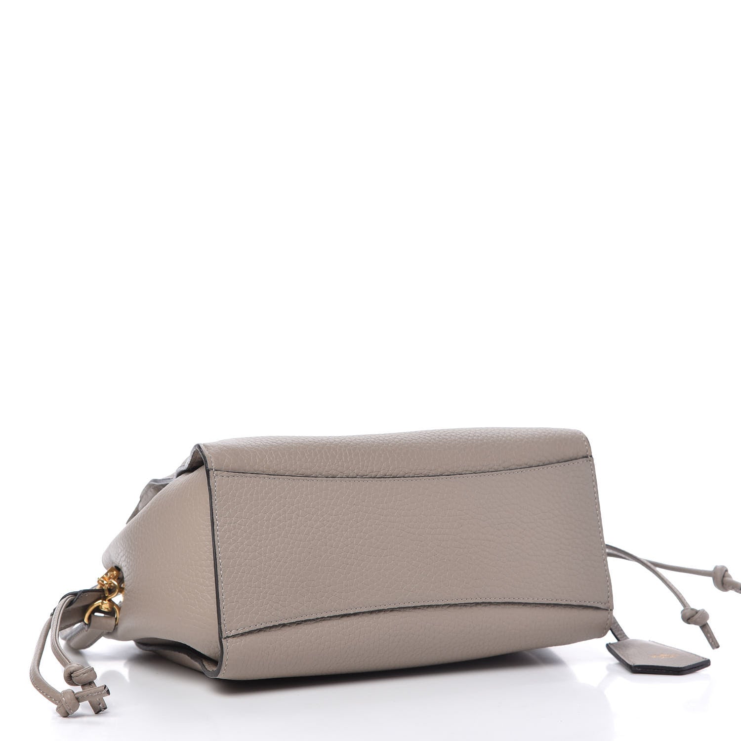 Mulberry Heavy Grain Small Iris Tote Powder Grey Dark Clay 4 of 9