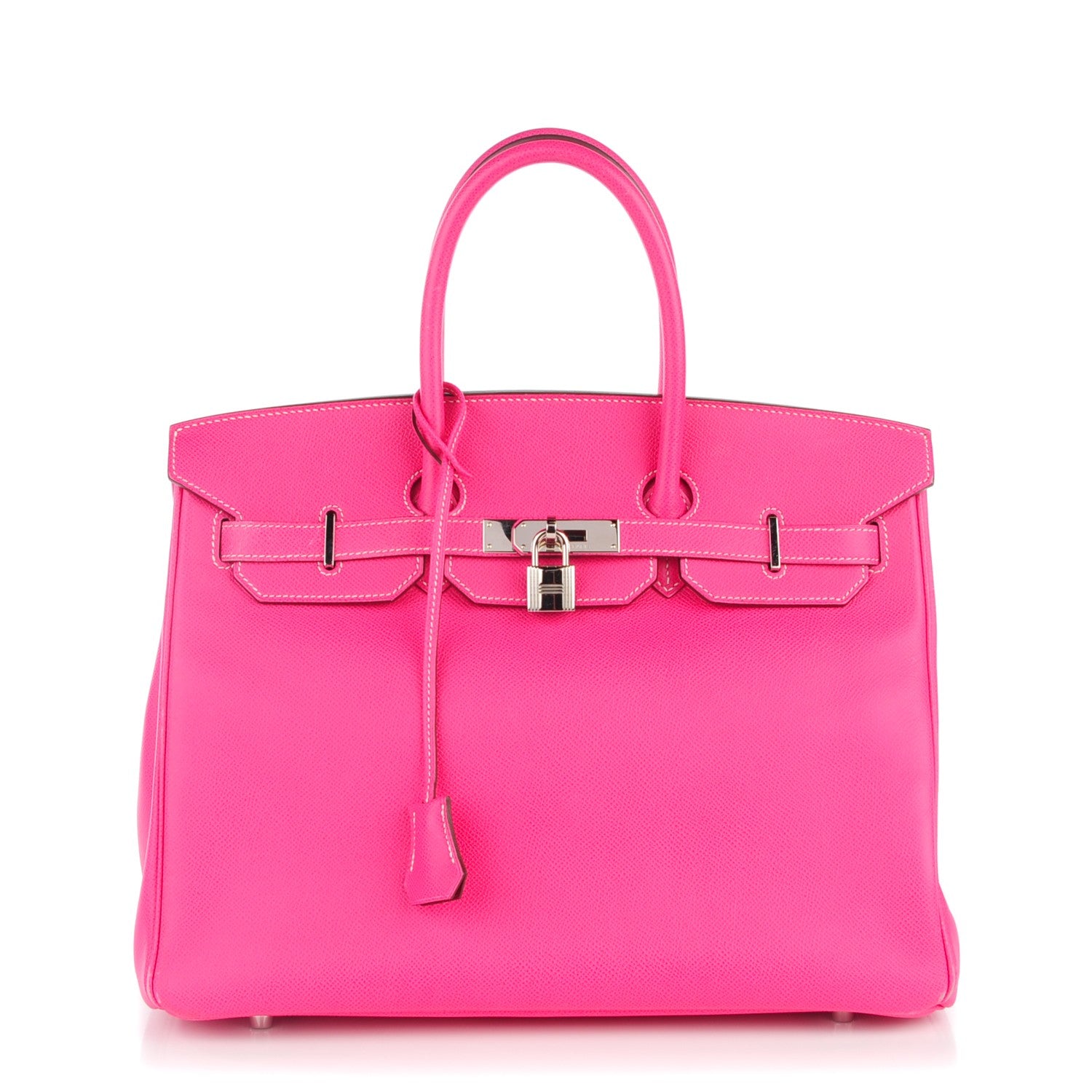 Hermes Epsom Candy Birkin 35 Rose Tyrien Rubis 1 of 27