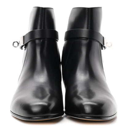 Hermes Calfskin Neo Low Boots 38 Black 2 of 9
