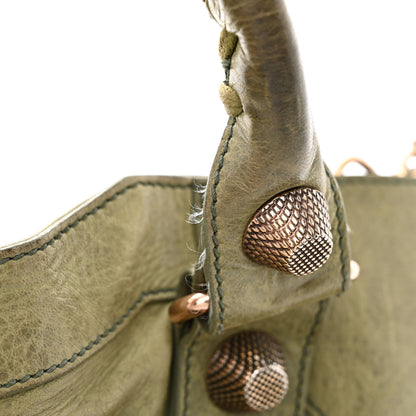 Balenciaga Agneau Giant 21 Rose Gold Hardware City Light Olive 13 of 16