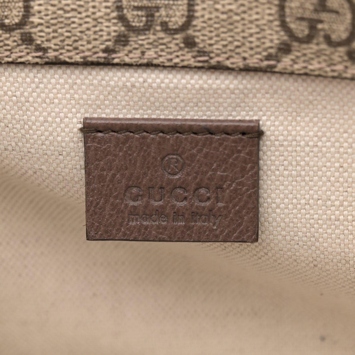 GG Supreme Monogram Web Small Neo Vintage Double Flap Messenger Bag Beige New Acero