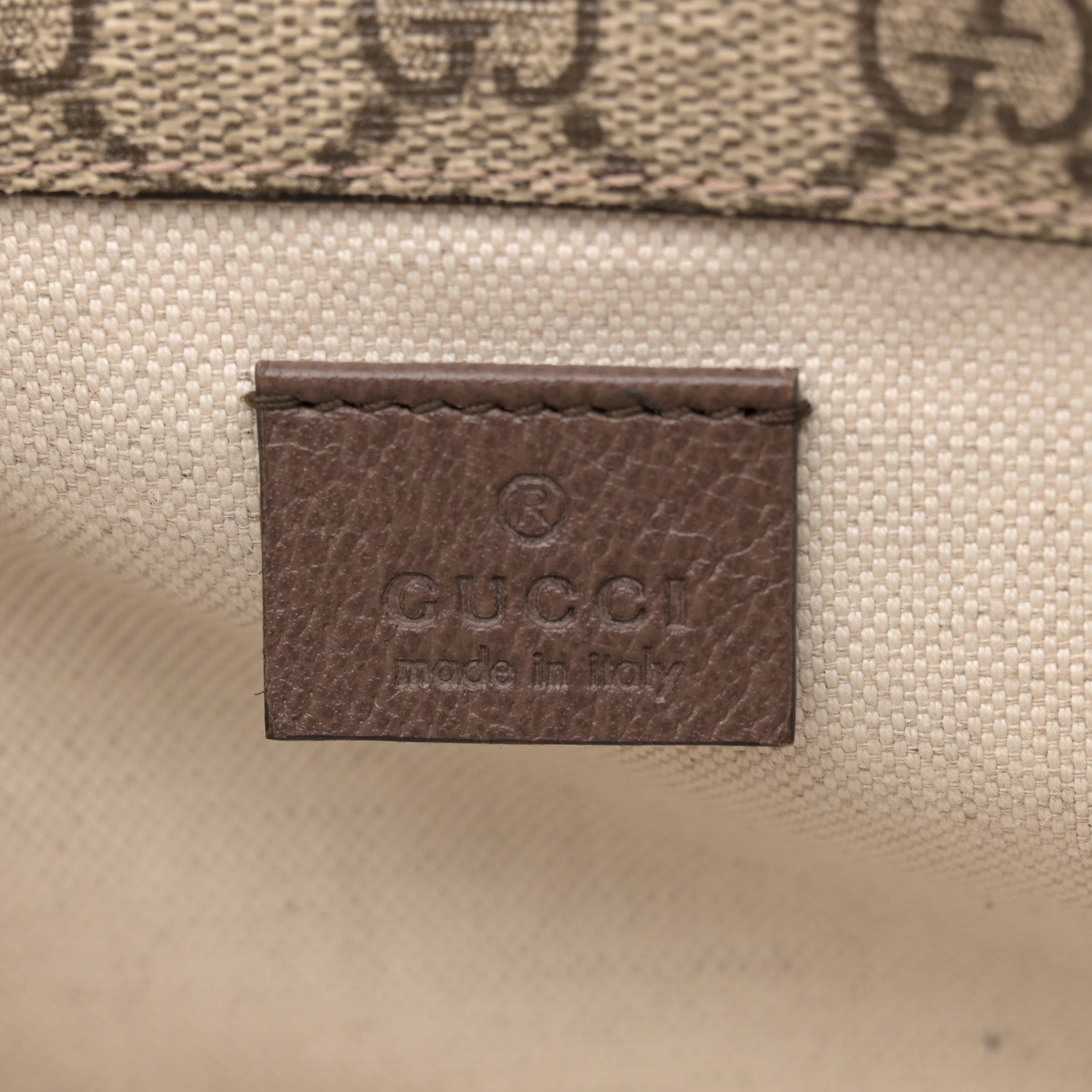 Gucci GG Supreme Monogram Web Small Neo Vintage Double Flap Messenger Bag Beige New Acero 7 of 13