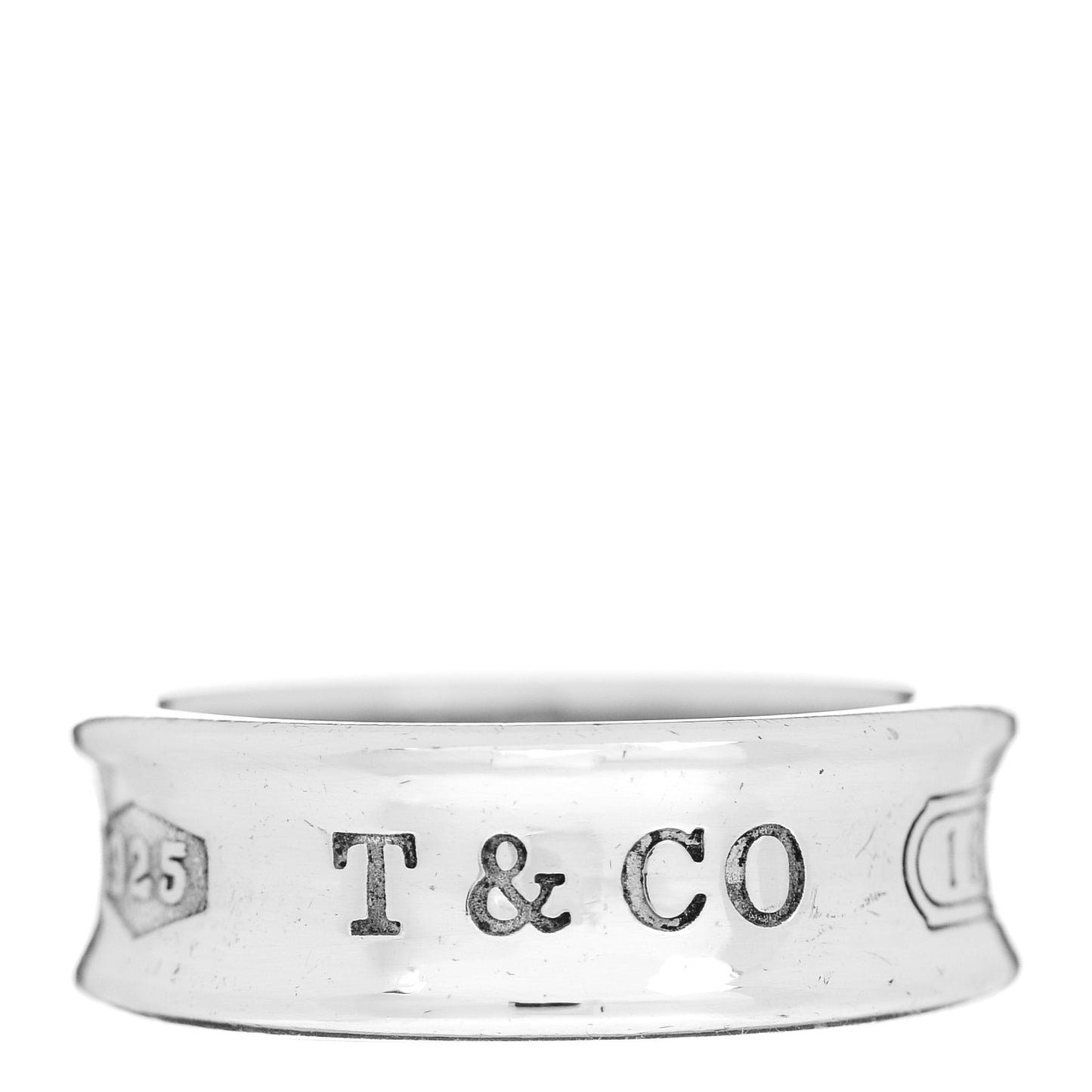 Sterling Silver 1837 Band Ring 56 6.5